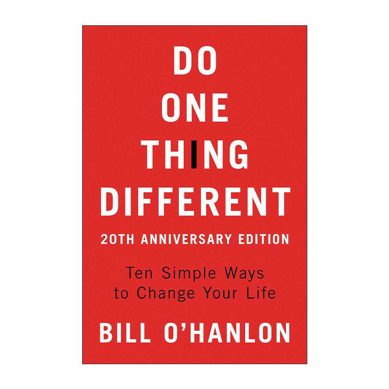 英文原版 Do One Thing Different 微行动 用1%的小动作解决99%的人生难题 20周年纪念版 英文版 进口英语原版书籍
