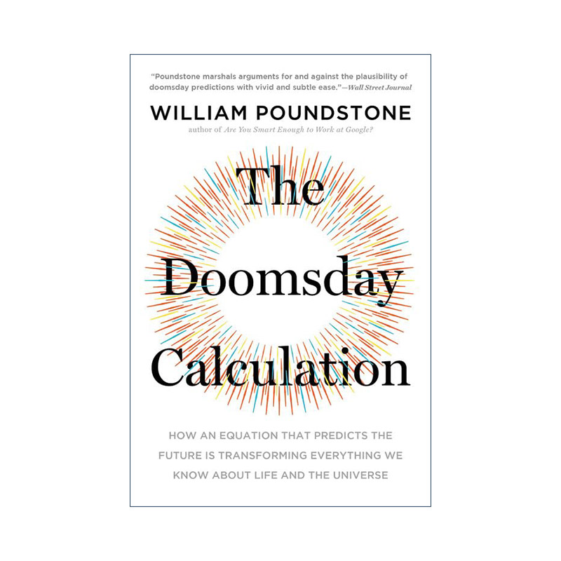 英文原版 The Doomsday Calculation 概率思维预测未来 威廉·庞德斯通 英文版 进口英语原版书籍
