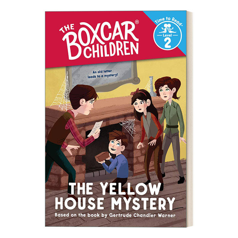 英文原版 The Yellow House Mystery The Boxcar Children Time to Read  Level 2 棚车少年分级读物3 英文版 进口英语原版书籍