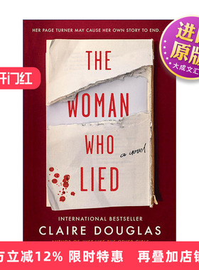 英文原版 The Woman Who Lied 撒谎的女人 克莱尔·道格拉斯畅销悬疑小说 英文版 进口英语原版书籍