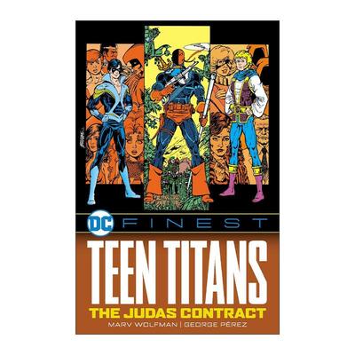 英文原版 DC Finest Teen Titans The Judas Contract 少年泰坦 犹太契约 世界至佳拍档 漫画合集 英文版 进口英语原版书籍
