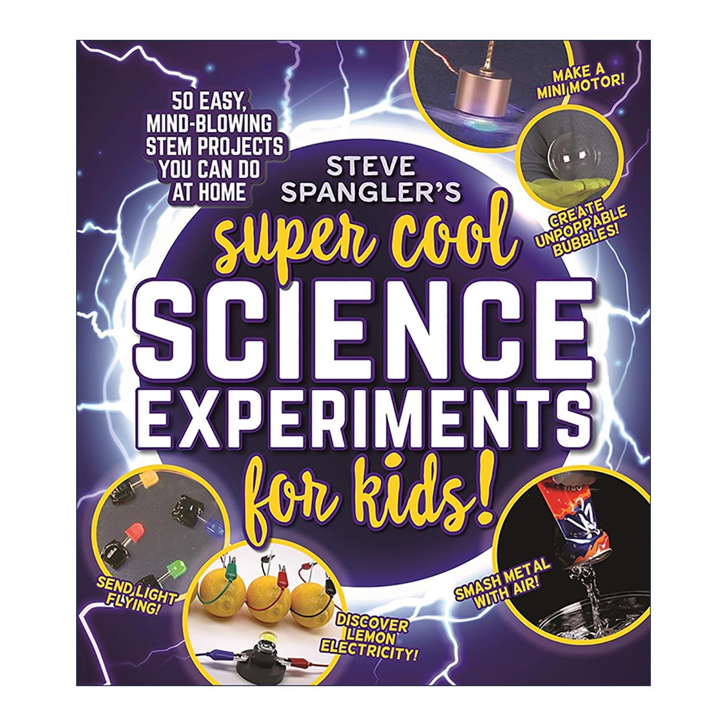 英文原版 Steve Spangler's Super-Cool Science Experiments for Kids 史蒂夫·斯潘格勒超酷少儿科学实验 50个在家就能玩的STEM
