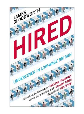 英文原版 Hired 失去合约的人 后工业社会英国低薪职业者的抵抗 英文版 进口英语原版书籍