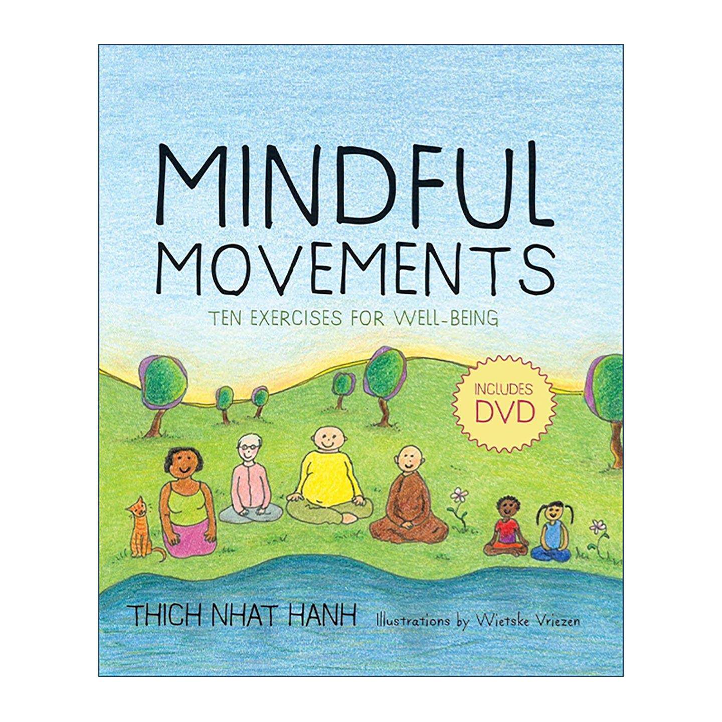 英文原版 Mindful Movements 正念运动 十种健康练习 一行禅师 瑜伽 太极 精装 英文版 进口英语原版书籍
