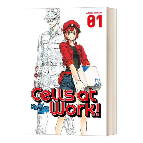 英文原版 Cells At Work! 1 工作细胞1 日本动漫 周边书 英文版 进口英语原版书籍 英语小说