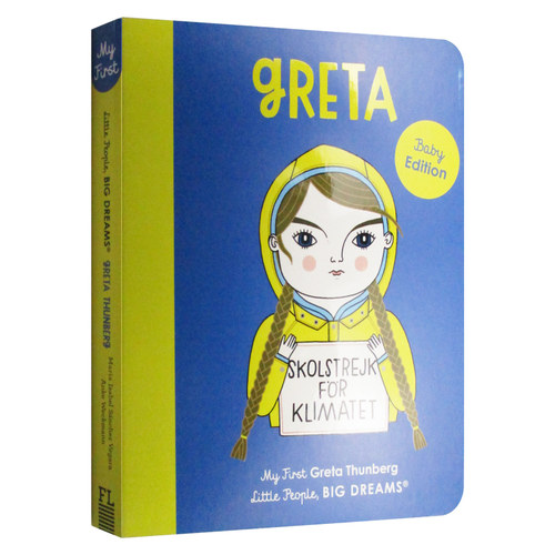 英文原版 Greta Thunberg  My First Greta Thunberg 小人物 大梦想 我的第一本格雷塔·滕伯格 英文版 进口英语原版书籍