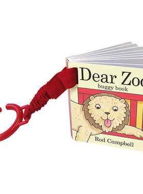 英文原版 Dear Zoo Buggy Book 亲爱的动物园 挂件手掌书纸板书 Rod Campbell 英文版 进口英语原版书籍儿童图书