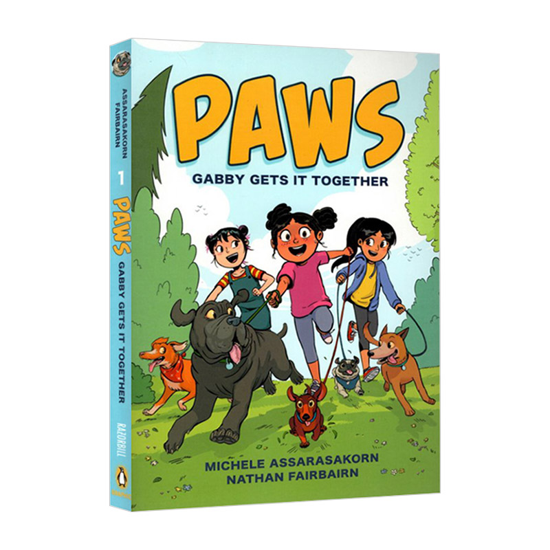 英文原版 PAWS 01 Gabby Gets It Together 爪子系列1 加贝振作起来了 儿童全彩漫画绘本图画书 友谊故事 英文版 进口英语原版书籍