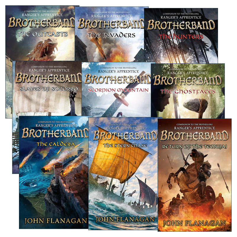 英文原版 The Brotherband Chronicles 兄弟团编年史系列9册 青少年奇幻冒险小说 纽约时报畅销书作者John Flanagan 英文版 进口书