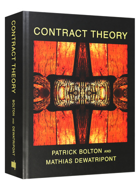 英文原版 Contract Theory The MIT Press 合同理论 Patrick Bolton 精装 英文版 进口英语原版书籍