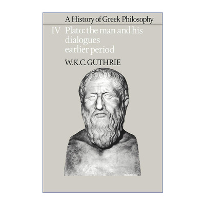 英文原版 A History of Greek Philosophy 希腊哲学史 卷四 W. K. C. Guthrie 英文版 进口英语原版书籍