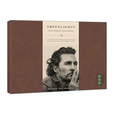 英文原版 Greenlights Your Journal Your Journey 马修麦康纳自传 绿灯 你的日记你的旅程 精装 英文版 进口英语原版书籍