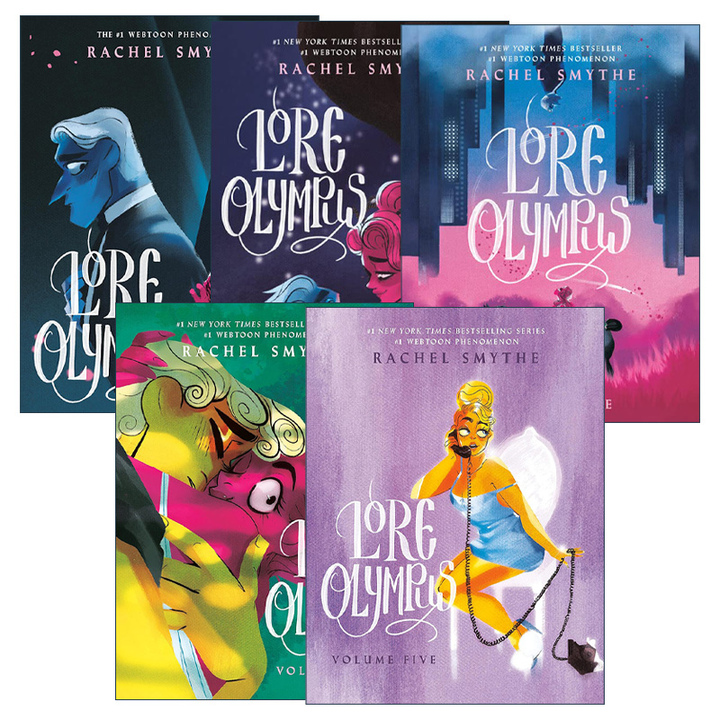 英文原版 Lore Olympus 奥林匹斯爱情故事系列5册 漫画 Rachel Smythe 英文版 进口英语原版书籍
