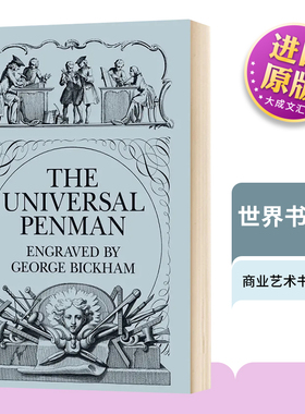 世界书法家 英文原版 The Universal Penman 英语练字花体字书法字体 英文版进口英语艺术类书籍