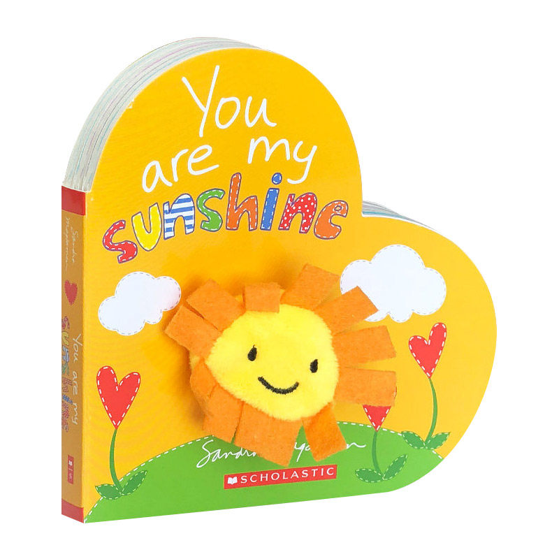 英文原版 you are my sunshine 你是我的阳光 异形纸板书 儿童启蒙