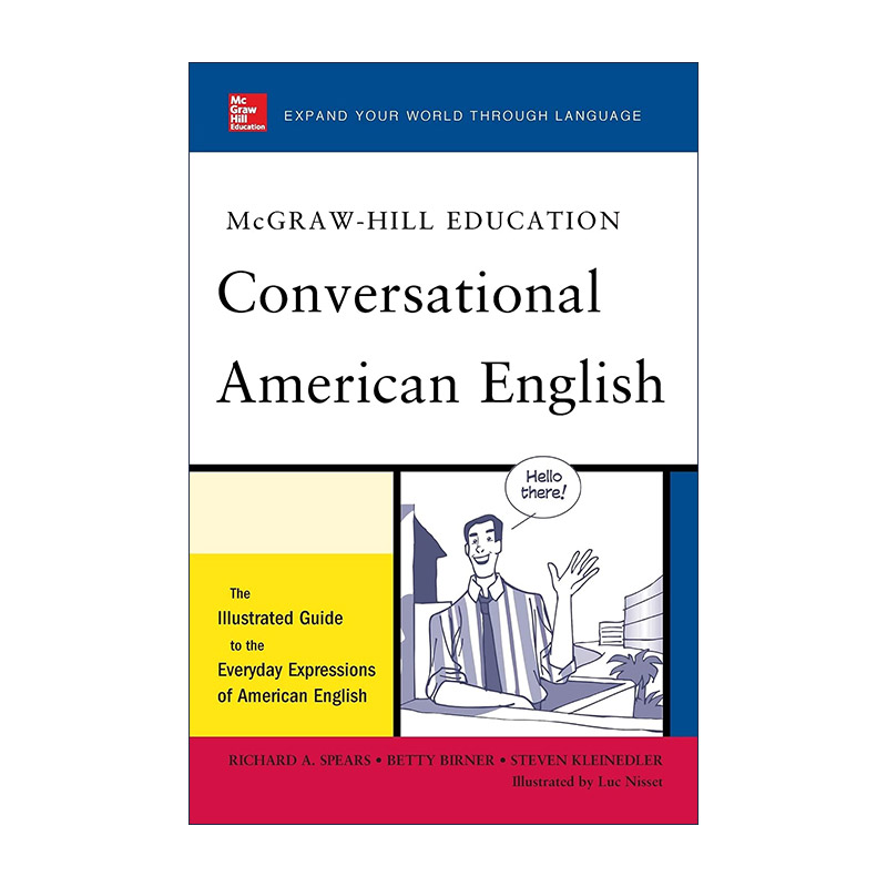 英文原版 McGraw-Hill's Conversational American English 美式英语会话 提高口语 麦格劳希尔 英文版 进口英语原版书籍