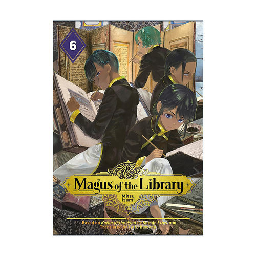 英文原版 Magus of the Library 6 图书馆的大魔法师6 奇幻冒险漫画 泉光Mitsu Izumi 讲谈社 英文版 进口英语原版书籍