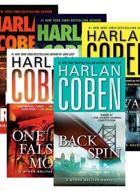 英文原版小说 A Myron Bolitar Novel 米隆 波利塔系列1-5册 天使的隐私 撒旦的羔羊 谎言黑洞 英文版 进口英语原版书籍