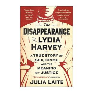 Lydia 进口英语原版 The 书籍 英国犯罪小说作家协会非虚构类金匕首奖 Disappearance 莉迪亚·哈维失踪案 英文原版 Harvey