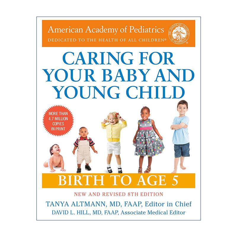 英文原版 Caring for Your Baby and Young Child 美国儿科学会育儿百科 第八版新版 英文版 进口英语原版书籍