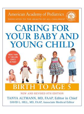 英文原版 Caring for Your Baby and Young Child 美国儿科学会育儿百科 第八版新版 英文版 进口英语原版书籍