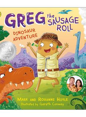 英文原版 Greg the Sausage Roll Dinosaur Adventure 香肠卷格雷格 恐龙冒险 育儿网红LadBaby绘本 英文版 进口英语原版书籍