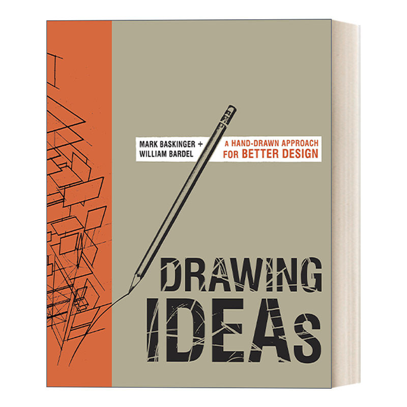英文原版 Drawing Ideas 绘画创意 提高设计水平的手绘方法 Mark Baskinger 精装 英文版 进口英语原版书籍