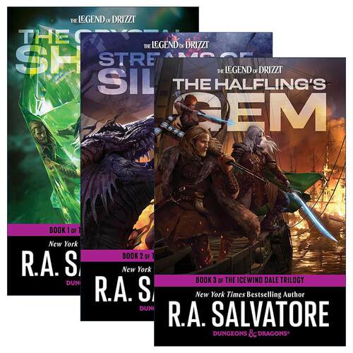 英文原版 The Icewind Dale Trilogy 龙与地下城 冰风谷三部曲3册 R.A. Salvatore 英文版 进口英语原版书籍