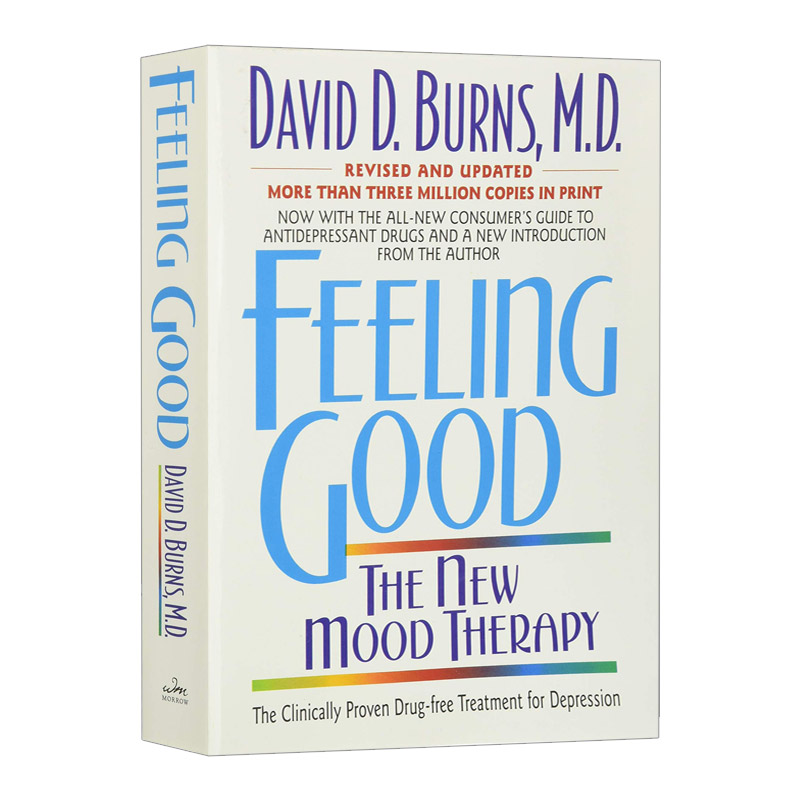 英文原版 Feeling Good The New Mood Therapy Revised and Updated伯恩斯新情绪疗法修订更新版英文版进口英语心理学书籍