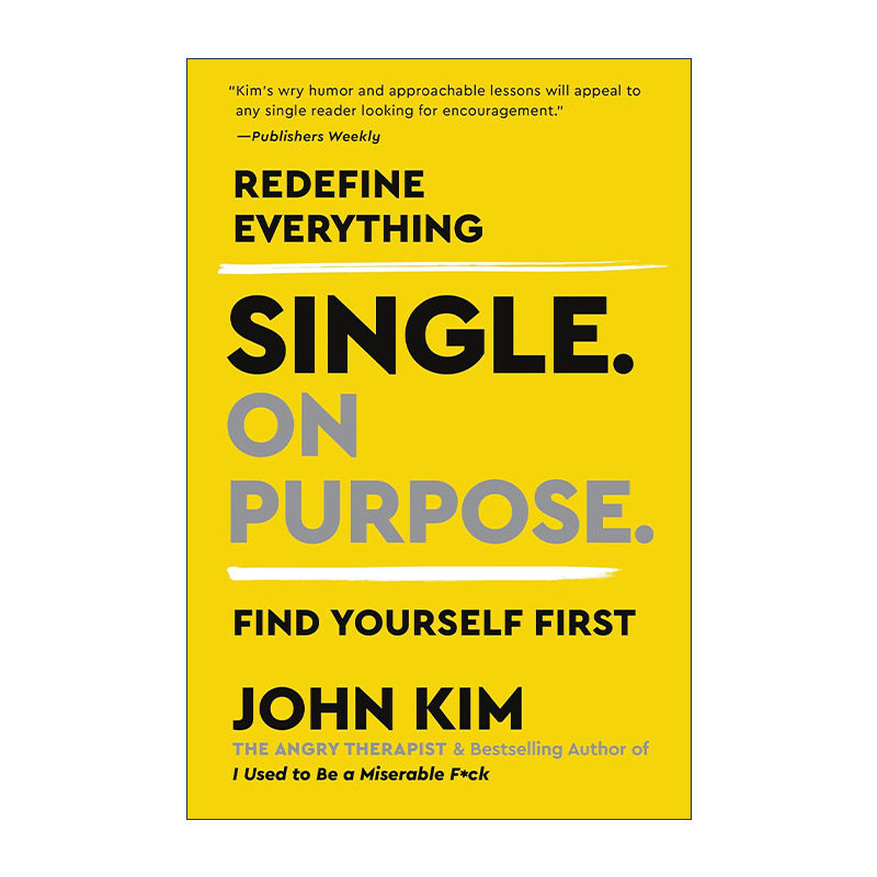 英文原版 Single On Purpose 有目的的单身 重新定义一切 先找到自己 英文版 进口英语原版书籍