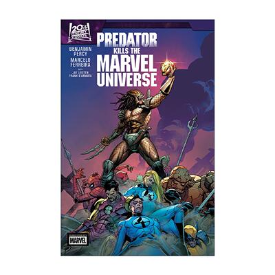 英文原版 Predator Kills The Marvel Universe 掠夺者屠杀漫威宇宙 1-5卷漫画合集 Benjamin Percy 英文版 进口英语原版书籍