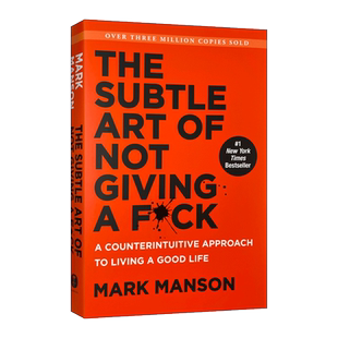 英文原版 The Subtle Art of Not Giving a F*ck 重塑幸福 如何活成你想要的模样 Mark Manson 精装 英文版 进口英语原版书籍