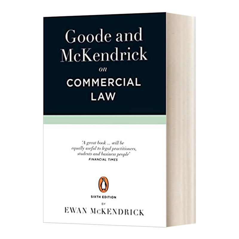 英文原版 Goode and McKendrick on Commercial Law 古德论商法第6版 英文版 进口英语原版书籍
