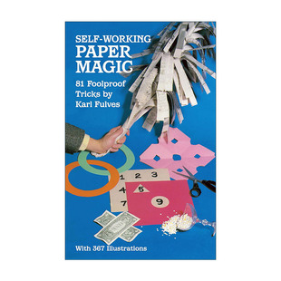 Paper Tricks 进口英语原版 书籍 Self Working Fulves 半自动纸张魔术插图指南 Magic Karl 英文版 Foolproof 英文原版