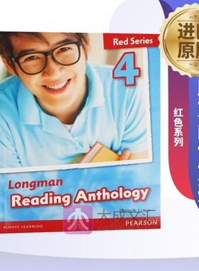 Longman Reading Anthology Red Series 英文原版 朗文阅读文选4红色系列 提高阅读理解能力 进口原版英语词汇学习书籍 英文版书