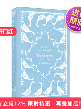 英文原版 The Adventure of the Blue Carbuncle 企鹅小布纹经典系列 福尔摩斯探案之蓝宝石案 柯南道尔 精装 英文版 进口英语书籍