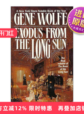 英文原版 Exodus From The Long Sun 长日之书4 出埃及记 终篇 吉恩沃尔夫 英文版 进口英语原版书籍