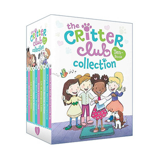 英文原版 The Critter Club Ten-Book Collection 动物俱乐部1-10册盒装 章节桥梁书 动物友谊主题 英文版 进口英语原版书籍