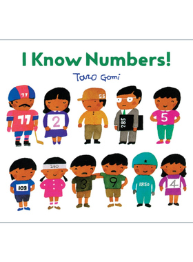 英文原版绘本 I Know Numbers! 数字我知道! 数数 精装绘本 五味太郎 英文版 进口英语原版书籍