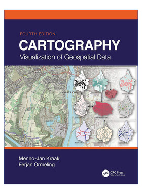 英文原版 Cartography 制图 地理空间数据的可视化 第四版 英文版 进口英语原版书籍
