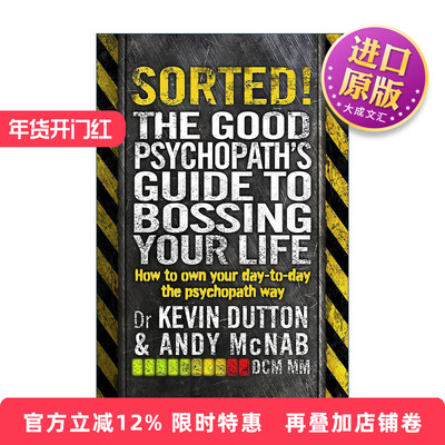 英文原版 Sorted 如何利用你心中的精神变态者 凯文·达顿 英文版 进口英语原版书籍