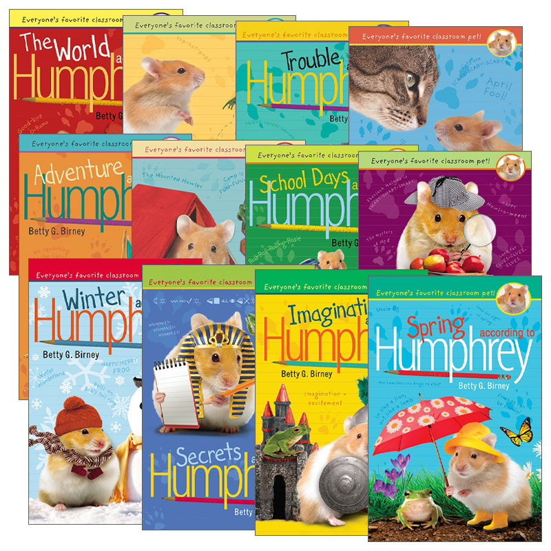 英文原版 Humphrey 汉弗瑞系列12册 儿童校园动物小说 Betty G. Birney 冒险/友谊/想象/惊喜/秘密/校园日 英文版 进口英语书籍
