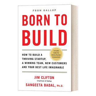如何用优势创建企业、团队与产品 Born to Build 盖洛普董事长Jim Clifton 英文原版书籍