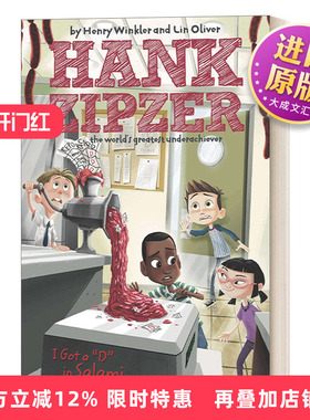 英文原版 Hank Zipzer 02 I Got a D in Salami 汉克历险记2 我在香肠上得了个D 英文版 进口英语原版书籍