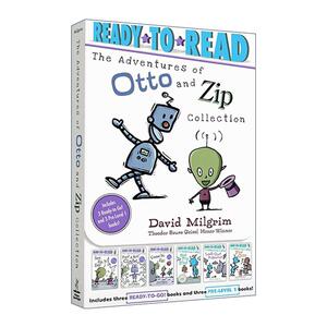英文原版 The Adventures of Otto and Zip Collection 机器人奥托和兹普的冒险6册盒装 Ready-to-Read Pre-Level 1 准备读 英文版