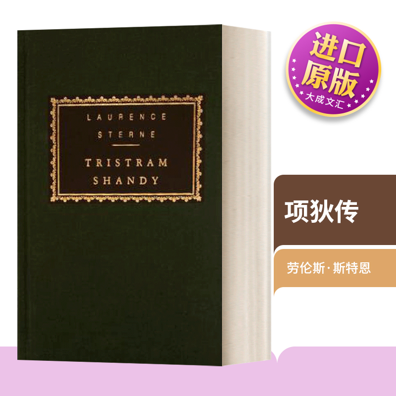 英文原版小说 Tristram Shandy 项狄传 人人图书馆精装收藏版 英文版 进口英语原版书籍 书籍/杂志/报纸 原版其它 原图主图