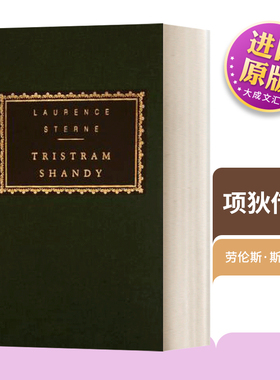 英文原版小说 Tristram Shandy 项狄传 人人图书馆精装收藏版 英文版 进口英语原版书籍