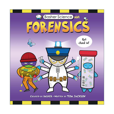 英文原版 Basher Science Mini Forensics 巴舍科学迷你版 法医学 儿童科普百科读物 英文版 进口英语原版书籍