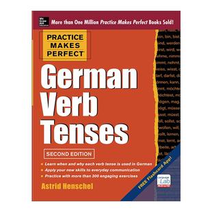 第2版 书籍 Perfect Tense 熟能生巧 Verb Makes German 进口原版 原版 德语动词时态 Practice