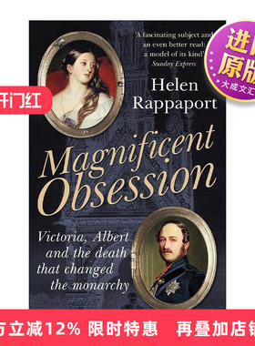 英文原版 Magnificent Obsession 维多利亚与阿尔伯特 以及改变了君主制的死亡事件 海伦·雷帕波特 英文版 进口英语原版书籍